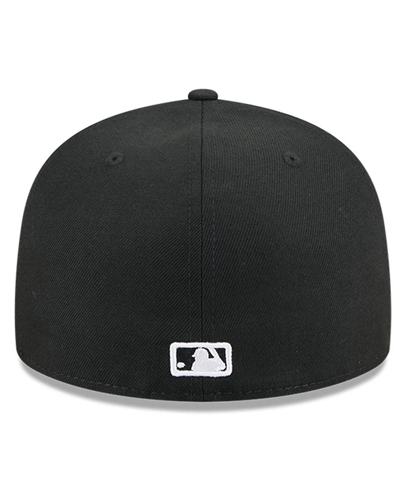 New Era Men's Black Colorado Rockies Baseball Hall of Fame 59FIFTY Fitted Hat