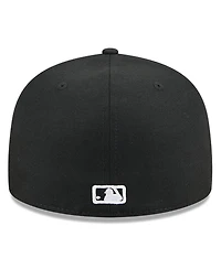 New Era Men's Black Colorado Rockies Baseball Hall of Fame 59FIFTY Fitted Hat