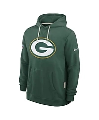 Nike Men's Green Bay Packers Sideline Standard Issue Initial Home Dri-fit Hoodie