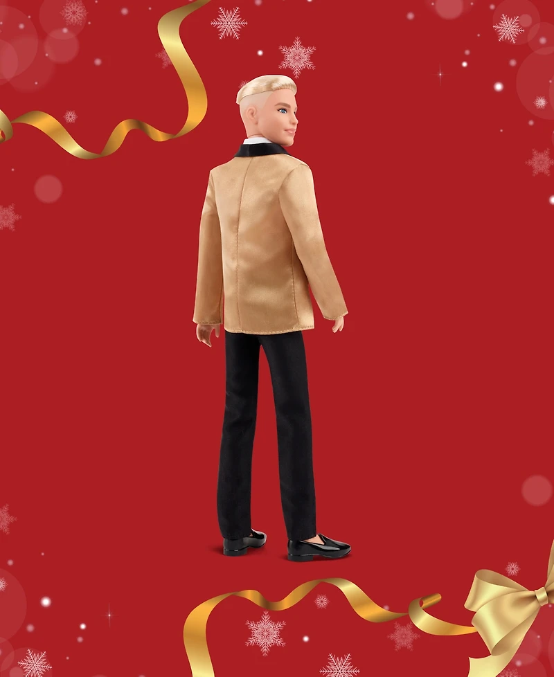 Barbie 2025 Holiday Ken Doll Blonde Hair