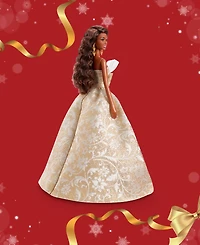 Barbie 2025 Holiday Barbie Doll Black Hair