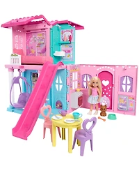 Barbie Chelsea Pop-Up Doll House with Doll and 15 Plus Accessories