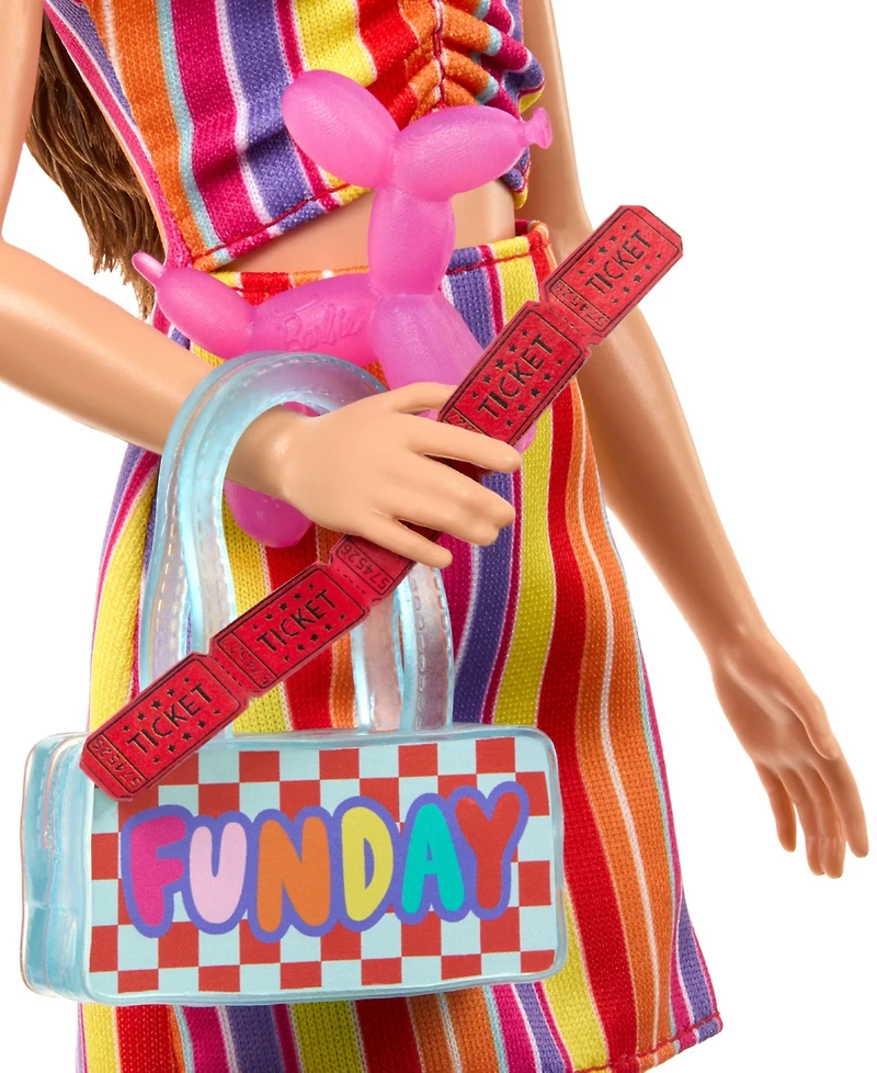 Barbie Day At the Fair Fashion Doll with 6 Festival-Themed Accessories