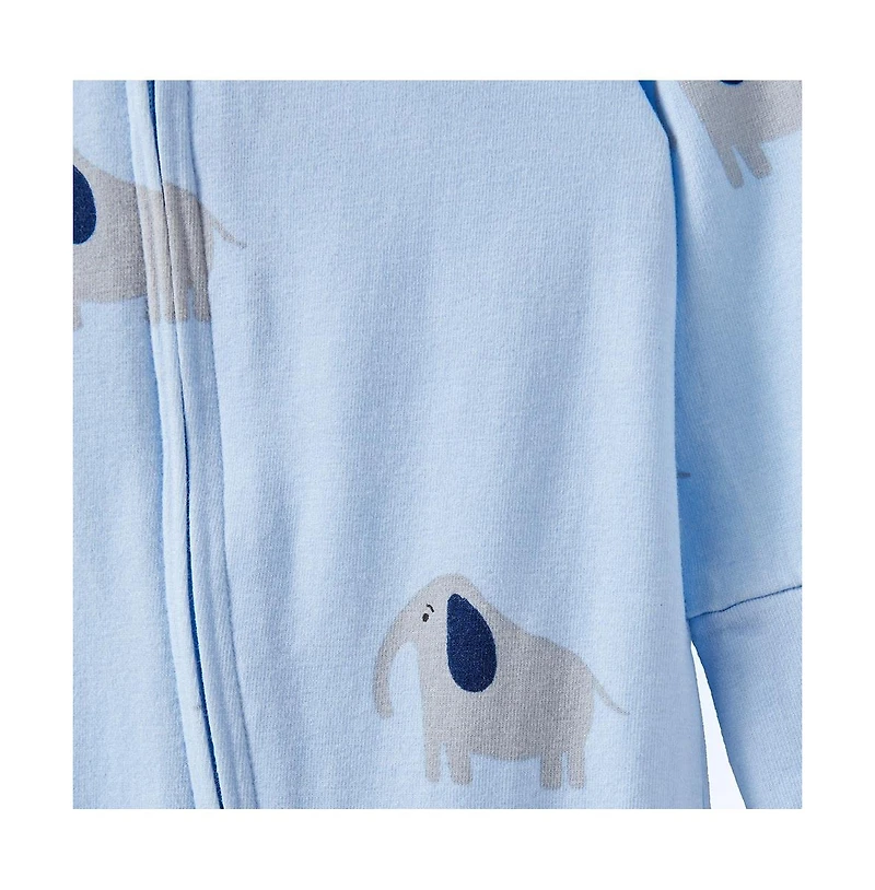 Cotton On Baby Boys The Billie Long Sleeve Zip Romper