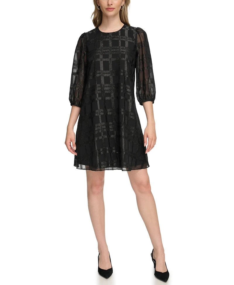 Calvin Klein Women's Crew Neck Shift Dress
