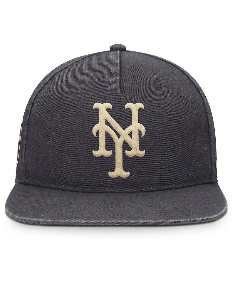 Nike Men's Anthracite New York Mets Monotone Pro Adjustable Hat