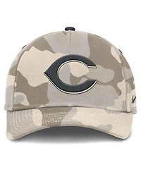 Nike Men's Natural Cincinnati Reds Camo Pack Rise Adjustable Hat
