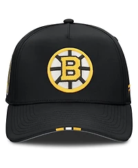 Fanatics Men's Black Boston Bruins 2025 Nhl Draft Authentic Pro On-Stage Podium A-Frame Adjustable Hat