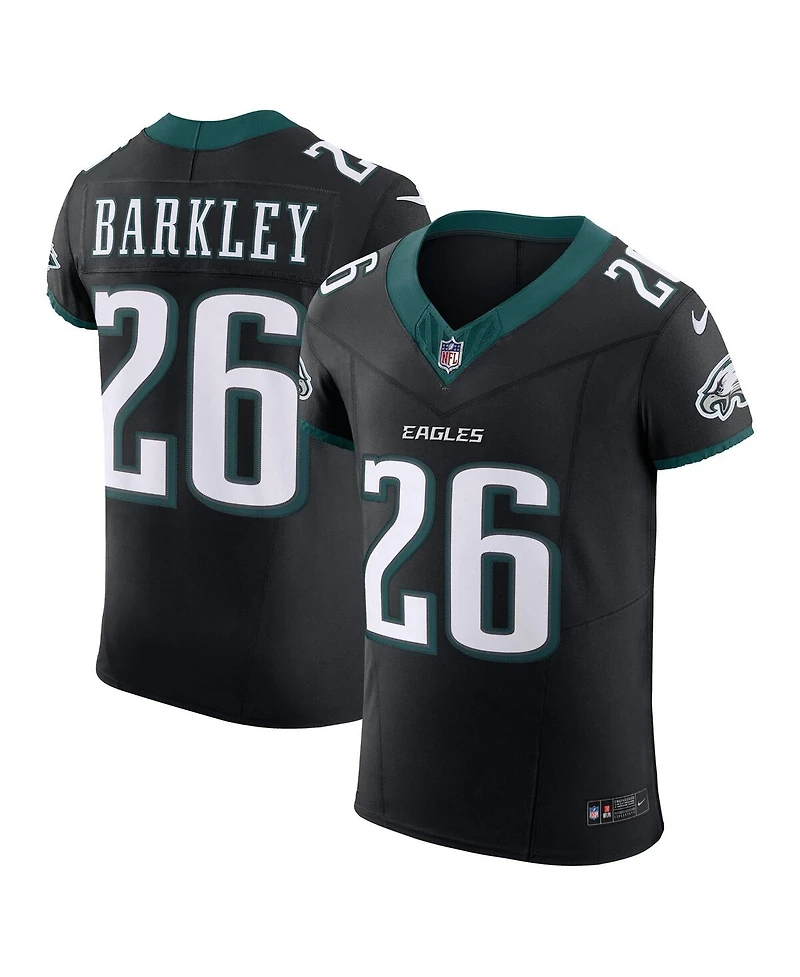 Nike Men's Saquon Barkley Black Philadelphia Eagles Alternate Vapor F.u.s.e. Elite Jersey