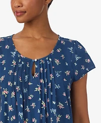 Lauren Ralph Women's Floral Flutter Sleeve Nightgown
