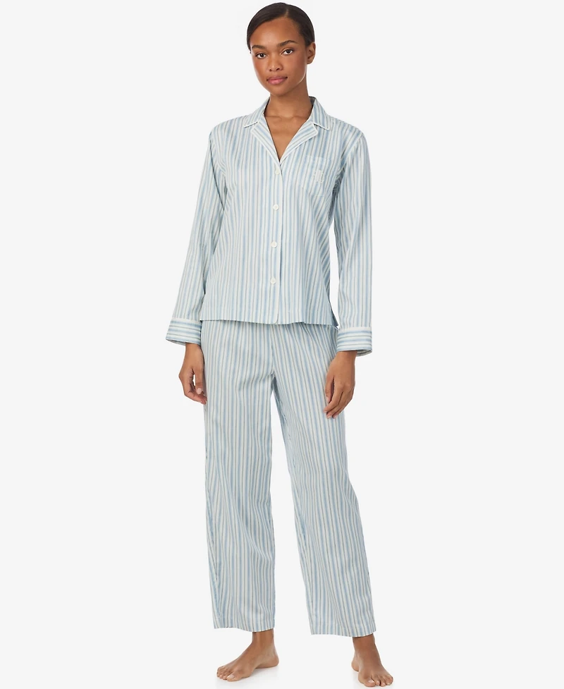 Lauren Ralph Petite Long Sleeve Pajama Set