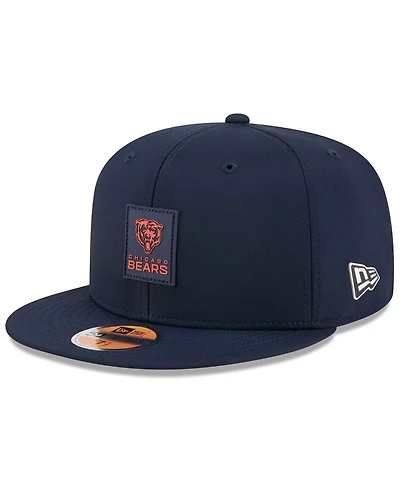 New Era Men's Navy Chicago Bears 2025 Sideline 59FIFTY Fitted Hat