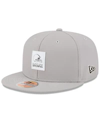 New Era Men's Gray Cleveland Browns 2025 Sideline 59FIFTY Fitted Hat