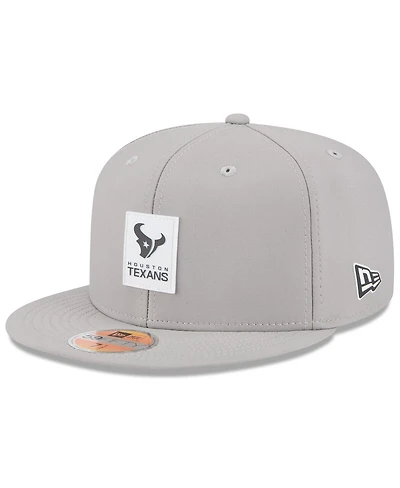 New Era Men's Gray Houston Texans 2025 Sideline 59FIFTY Fitted Hat