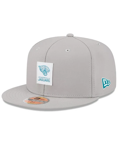 New Era Men's Gray Jacksonville Jaguars 2025 Sideline 59FIFTY Fitted Hat