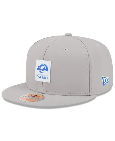 New Era Men's Gray Los Angeles Rams 2025 Sideline 59FIFTY Fitted Hat