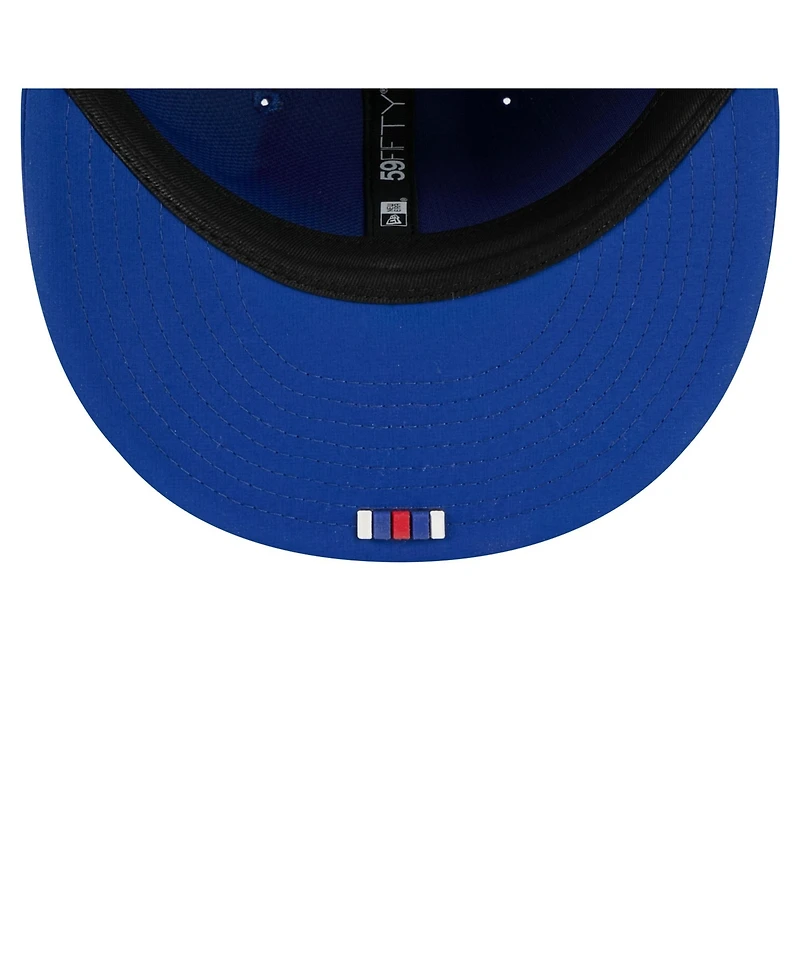 New Era Men's Royal York Giants 2025 Sideline 59FIFTY Fitted Hat