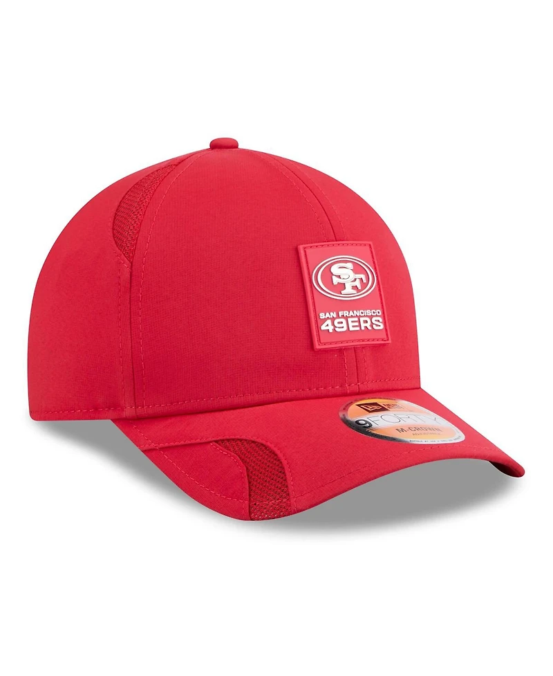 New Era Big Boys and Girls Scarlet San Francisco 49ers 2025 Sideline 9FORTY Adjustable Hat