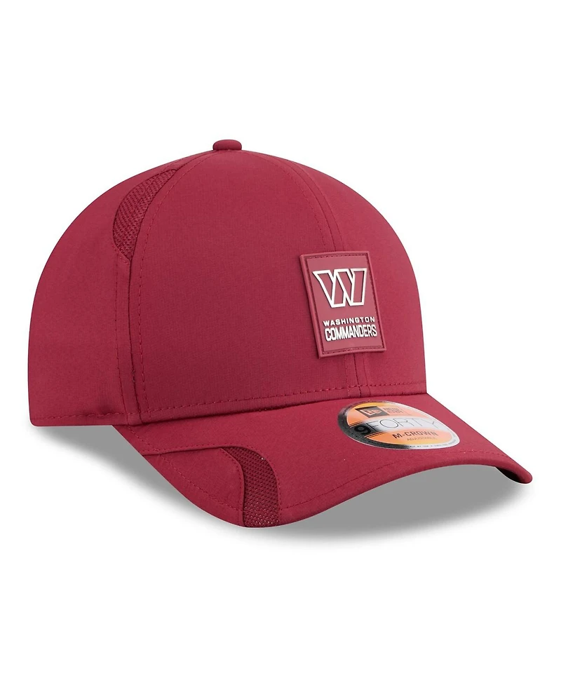 New Era Big Boys and Girls Burgundy Washington Commanders 2025 Sideline 9FORTY Adjustable Hat