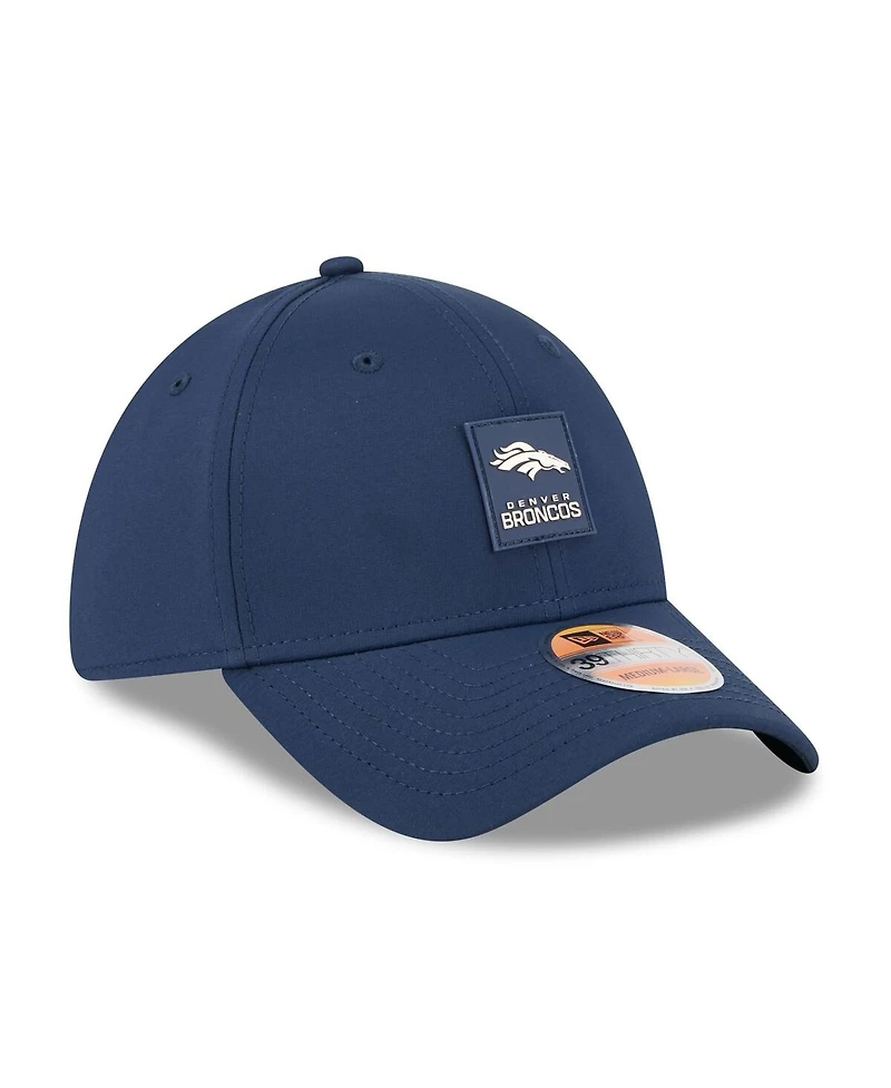 New Era Men's Navy Denver Broncos 2025 Sideline 39THIRTY Flex Hat