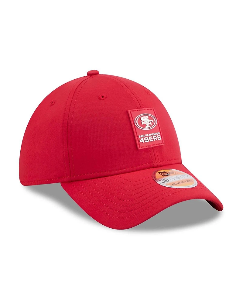 New Era Men's Scarlet San Francisco 49ers 2025 Sideline 39THIRTY Flex Hat