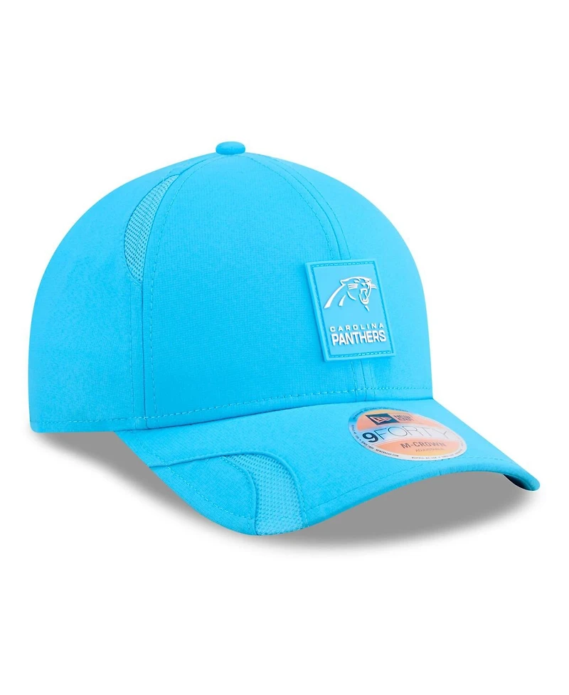 New Era Men's Carolina Panthers 2025 Sideline M-crown 9FORTY Adjustable Hat