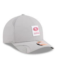 New Era Men's Gray San Francisco 49ers 2025 Sideline M-crown 9FORTY Adjustable Hat