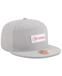 New Era Men's Kansas City Chiefs 2025 Sideline Split Panel 9FIFTY Snapback Hat