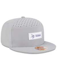 New Era Men's Minnesota Vikings 2025 Sideline Split Panel 9FIFTY Snapback Hat