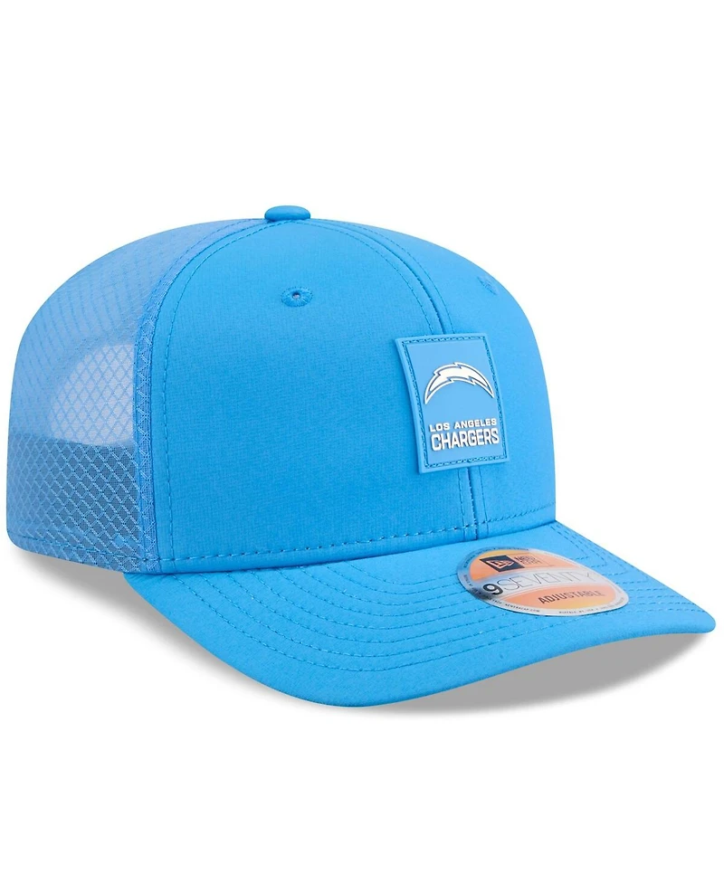 New Era Men's Powder Blue Los Angeles Chargers 2025 Sideline 9SEVENTY Trucker Adjustable Hat