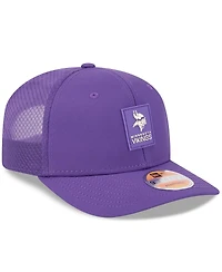 New Era Men's Purple Minnesota Vikings 2025 Sideline 9SEVENTY Trucker Adjustable Hat