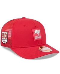 New Era Men's Red Tampa Bay Buccaneers 2025 Sideline 9SEVENTY Trucker Adjustable Hat