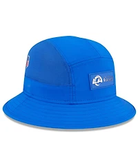 New Era Men's Royal Los Angeles Rams 2025 Sideline Bucket Hat