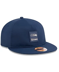New Era Men's College Navy Seattle Seahawks 2025 Sideline Retro Crown 59FIFTY Fitted Hat