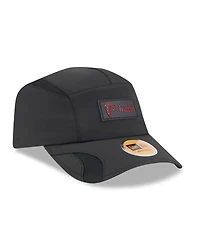 New Era Men's Black Atlanta Falcons 2025 Sideline Runner Adjustable Hat