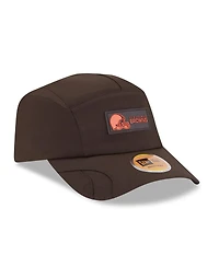New Era Men's Brown Cleveland Browns 2025 Sideline Runner Adjustable Hat
