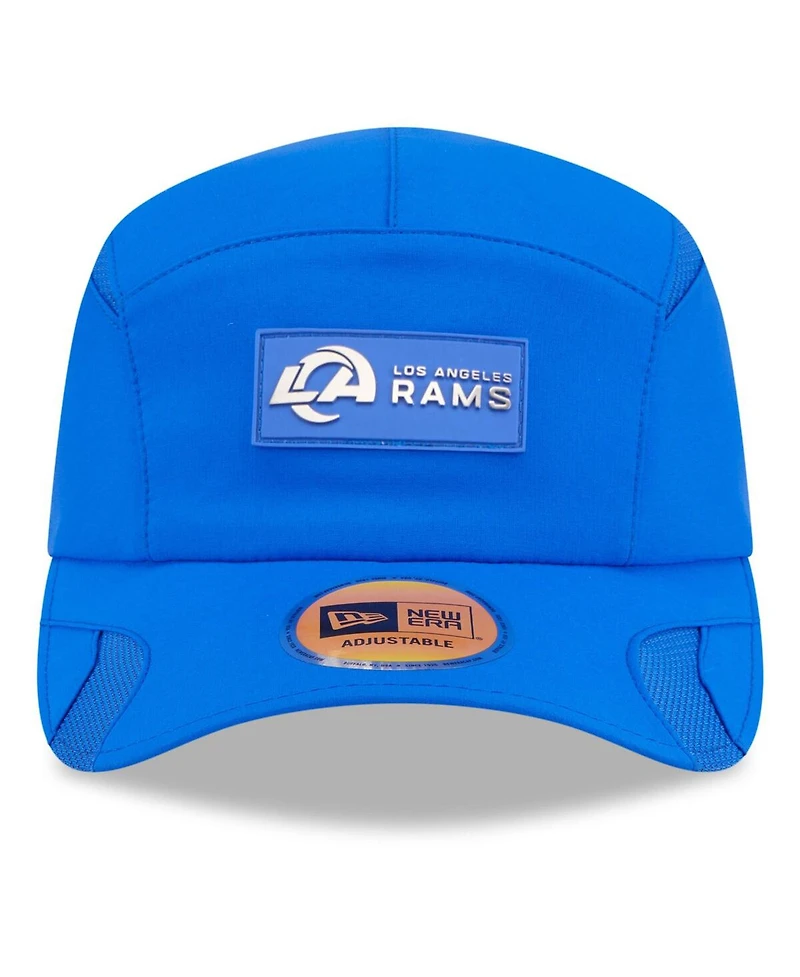 New Era Men's Royal Los Angeles Rams 2025 Sideline Runner Adjustable Hat