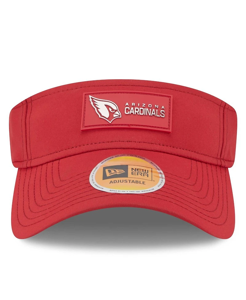 New Era Men's Cardinal Arizona Cardinals 2025 Sideline Visor Hat