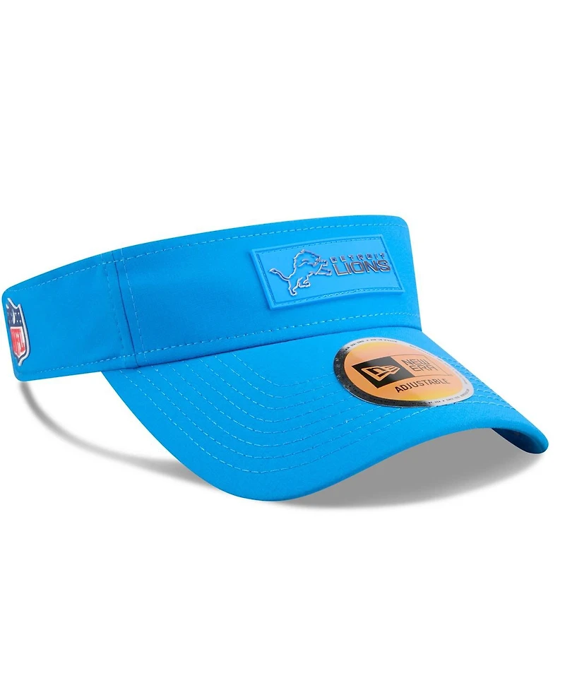 New Era Men's Blue Detroit Lions 2025 Sideline Visor Hat