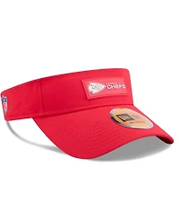 New Era Men's Red Kansas City Chiefs 2025 Sideline Visor Hat