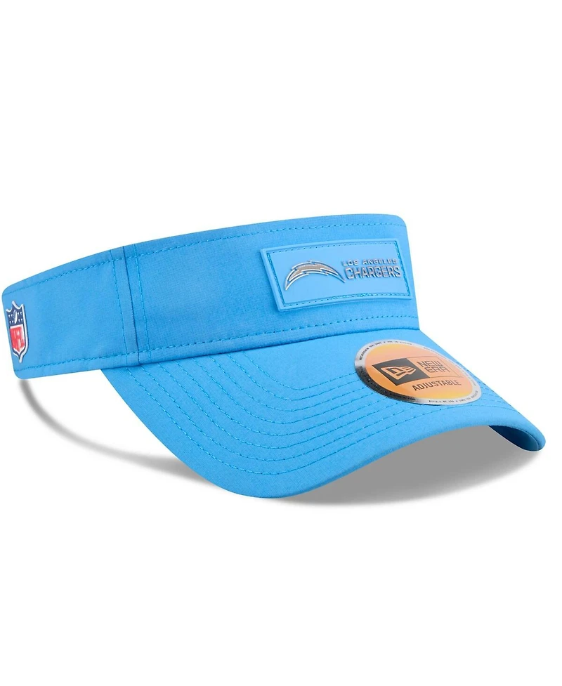 New Era Men's Powder Blue Los Angeles Chargers 2025 Sideline Visor Hat