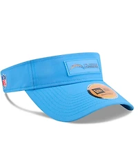 New Era Men's Powder Blue Los Angeles Chargers 2025 Sideline Visor Hat