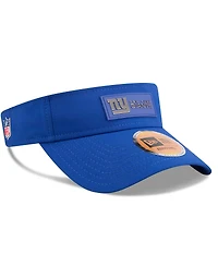 New Era Men's Royal New York Giants 2025 Sideline Visor Hat