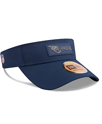 New Era Men's Navy Tennessee Titans 2025 Sideline Visor Hat