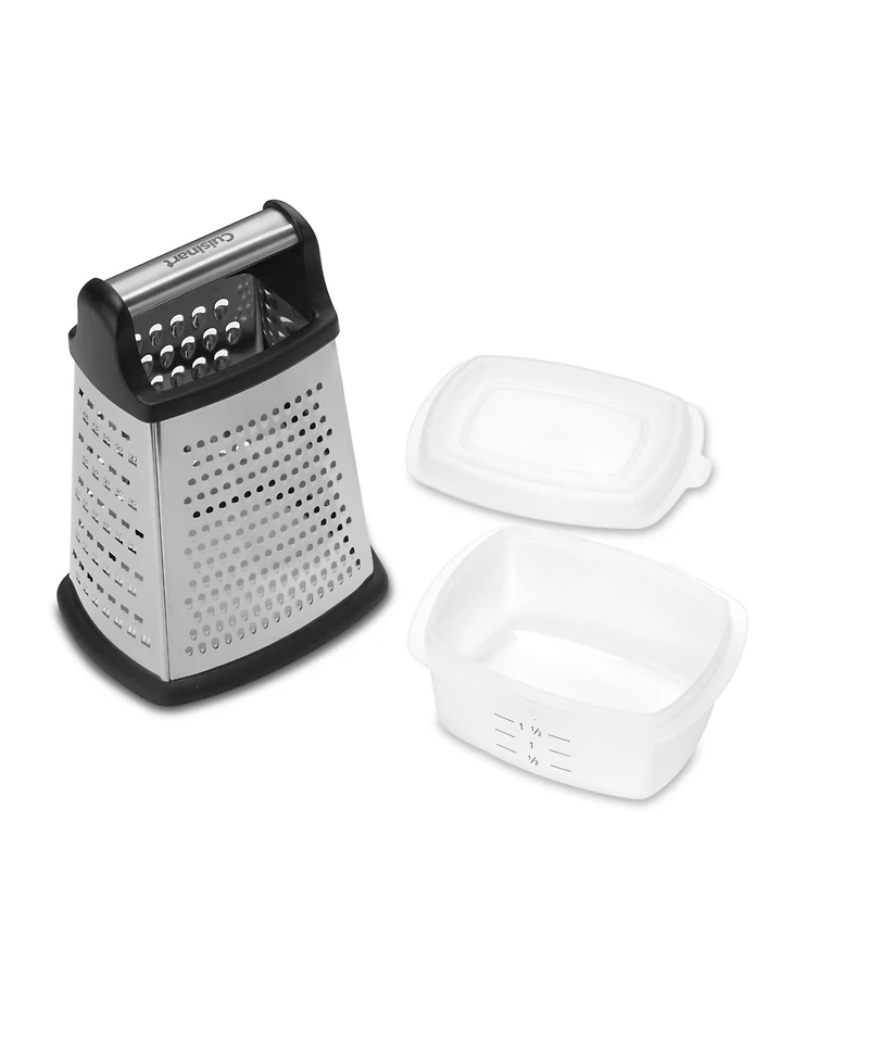 Cuisinart Stainless Steel Box Grater with Storage
