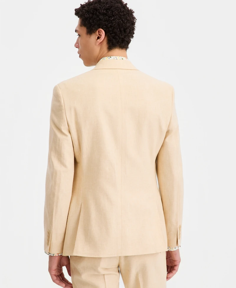 Bar Iii Men's Slim-Fit Linen-Blend Suit Separates Jacket, Macy's Exclusive
