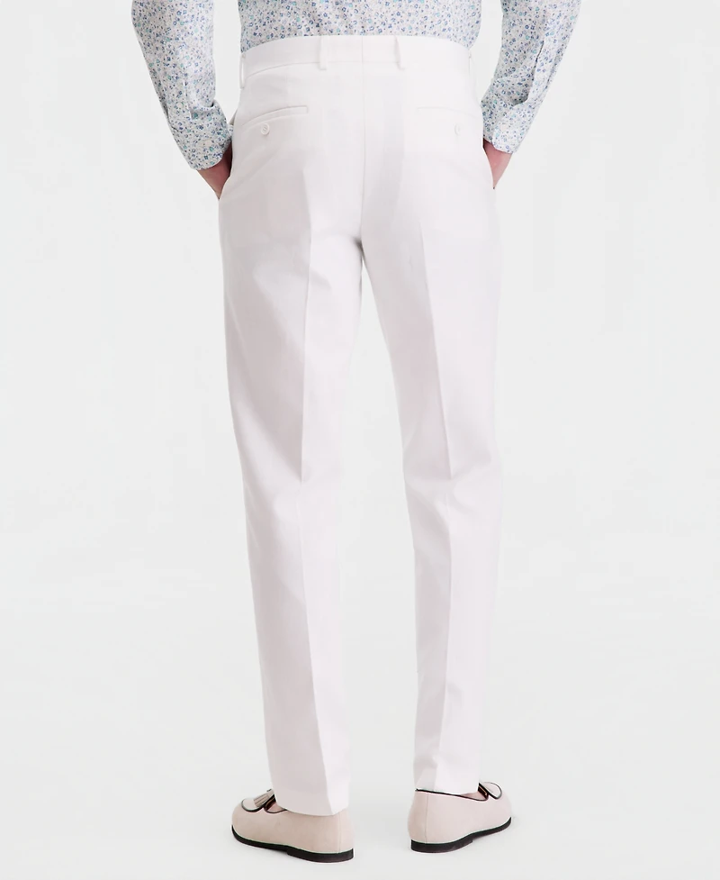 Bar Iii Men's Slim-Fit Linen-Blend Suit Separates Pants, Macy's Exclusive