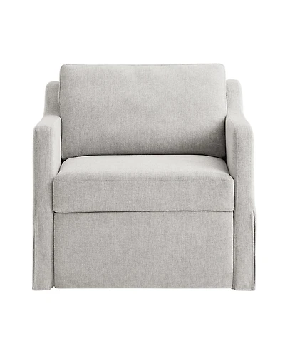 Serta 35" Polyester Harley Convertible Single Sleeper Chair