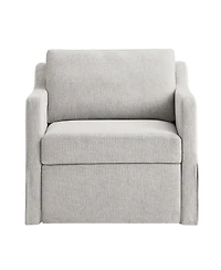 Serta 35" Polyester Harley Convertible Single Sleeper Chair