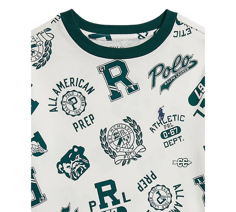 Polo Ralph Lauren Toddler and Little Boys Cotton Jersey Graphic T-Shirt